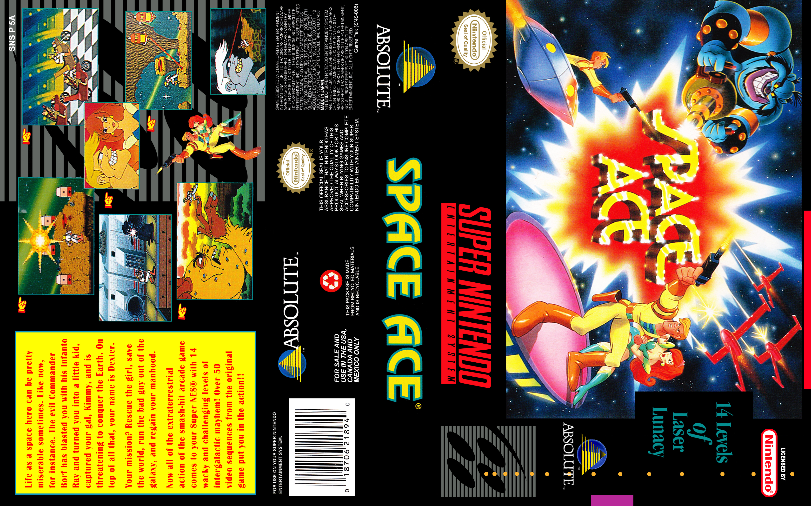 space ace super nintendo